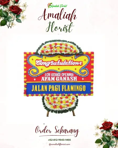 Sewa Papan Bunga Jabong